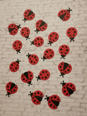 20 découpes coccinelles — image 1
