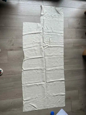 Coupon de Tissu Lin uni beige clair mini
