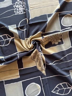 Coupon tissu imprimé fluide mini