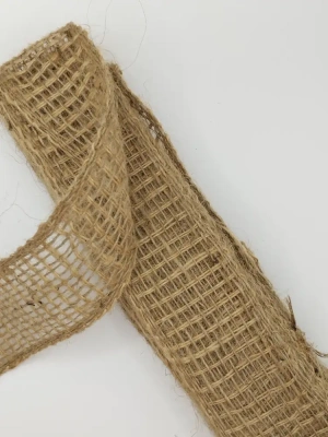 Bande de jute ajourée mini