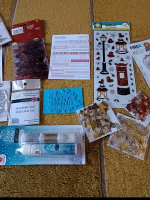 Gros lot scrapbooking Noël mini