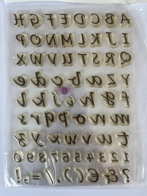Tampons clear Alphabet Azza — image 1