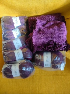 Pelote de laine  Alaska 100 violet — image 1