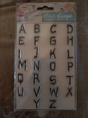 Tampon clear alphabet Action mini
