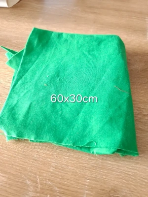 Coupon de toile de coton vert — image 1
